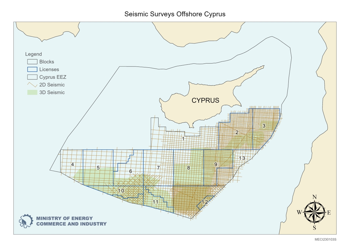 Σεισμικές Έρευνες της Κυπριακής Δημοκρατίας 