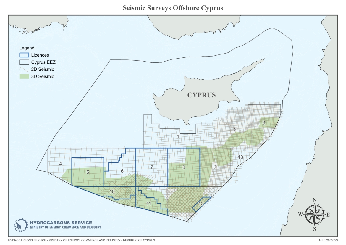 Σεισμικές Έρευνες της Κυπριακής Δημοκρατίας